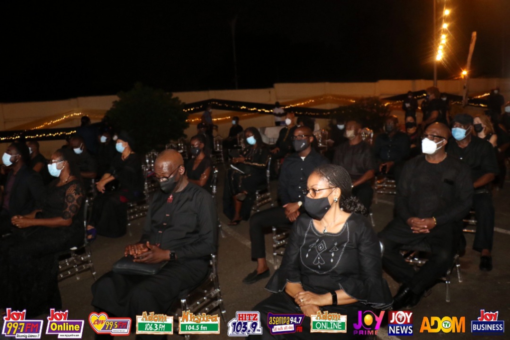 Photos: Vigil held in honour of Rawlings