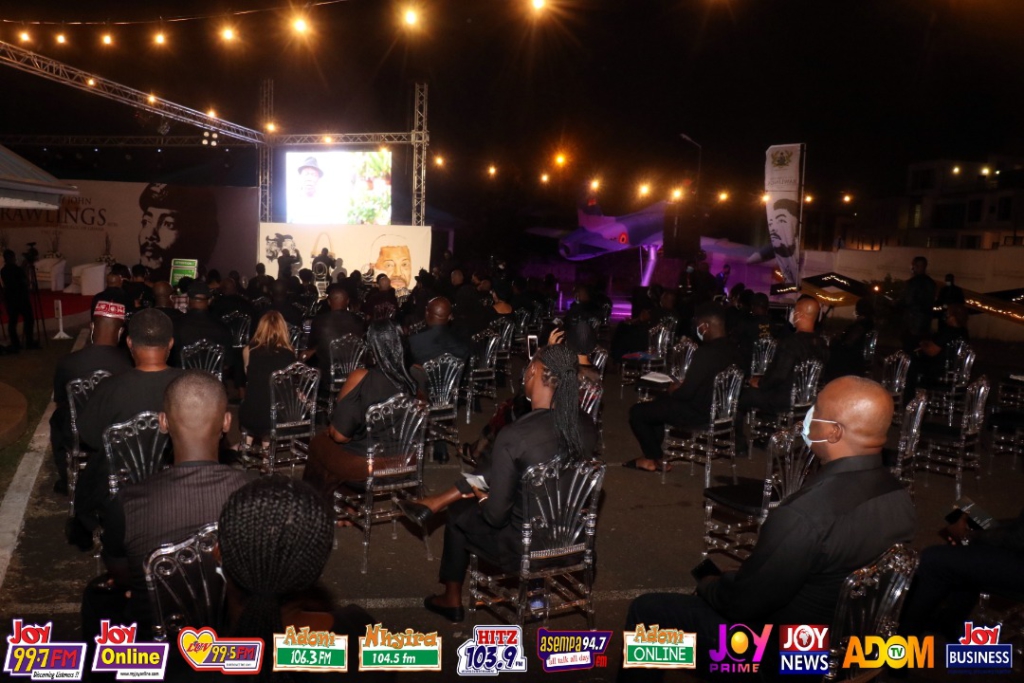 Photos: Vigil held in honour of Rawlings