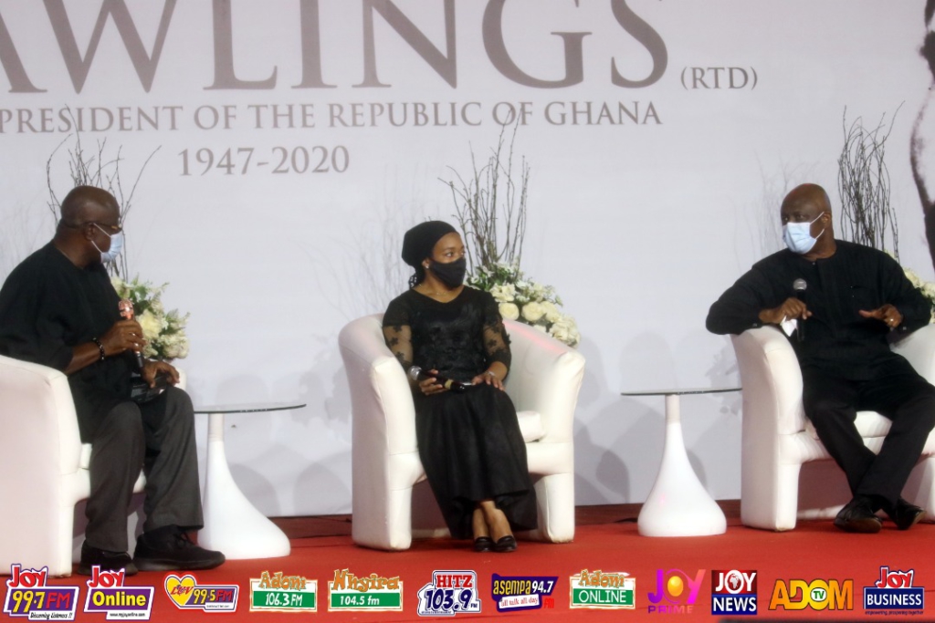 Photos: Vigil held in honour of Rawlings