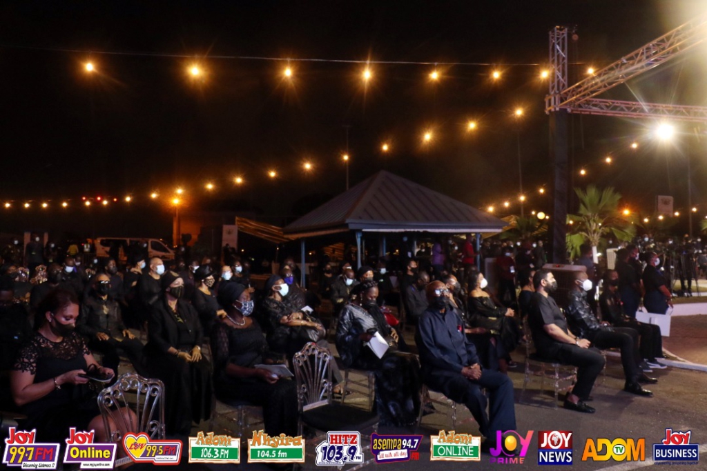 Photos: Vigil held in honour of Rawlings