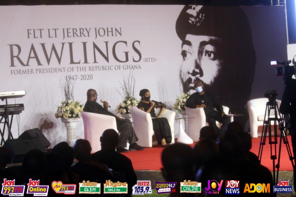 Photos: Vigil held in honour of Rawlings