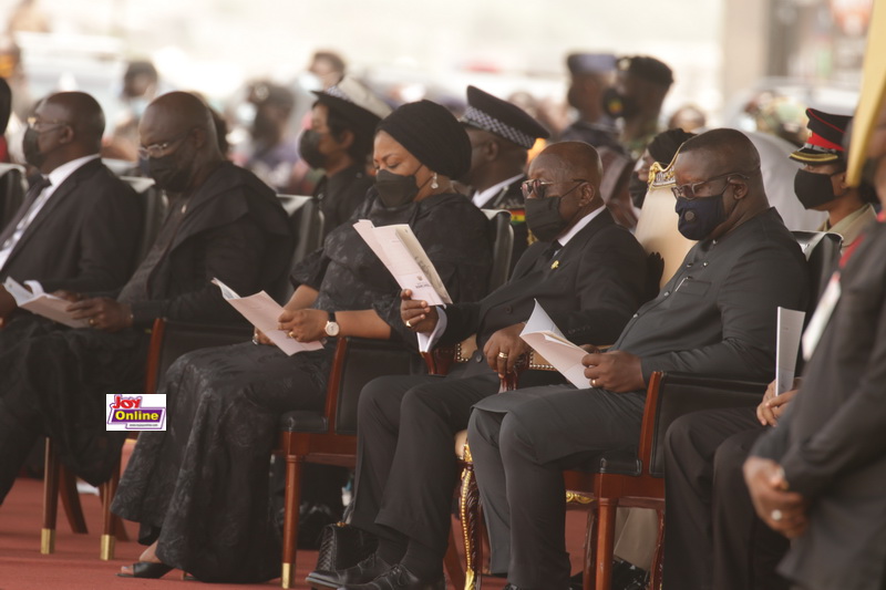 Photos: Burial service of Rawlings