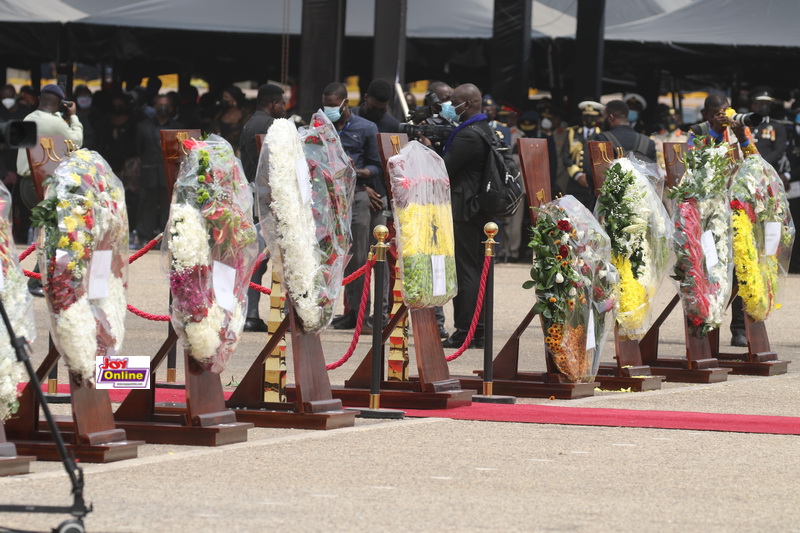 Photos: Burial service of Rawlings