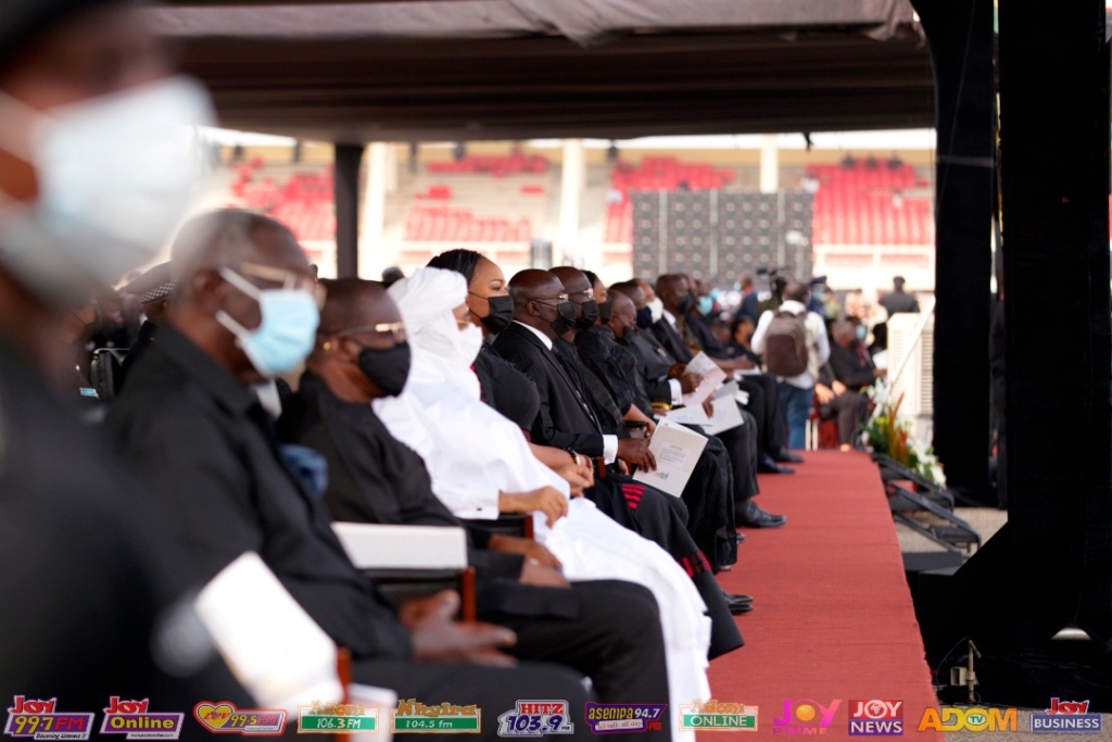 Photos: Burial service of Rawlings