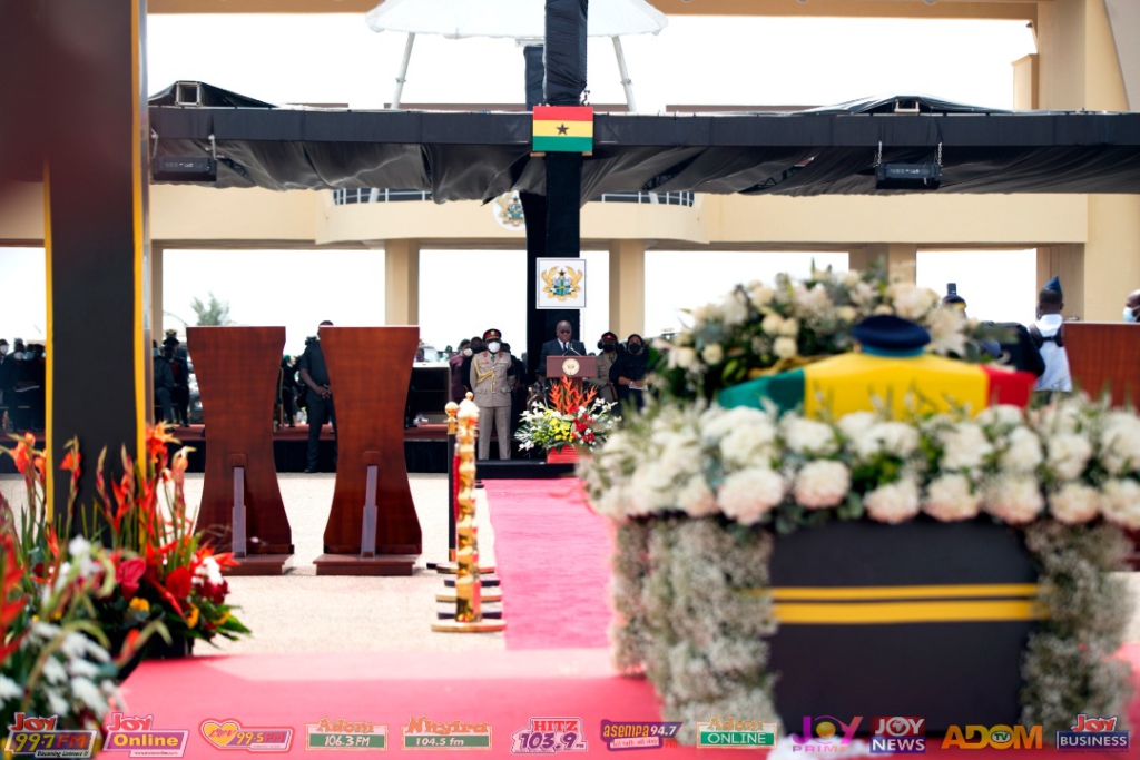 Photos: Burial service of Rawlings