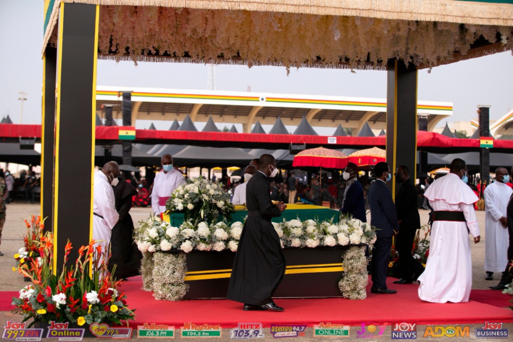 Photos: Burial service of Rawlings