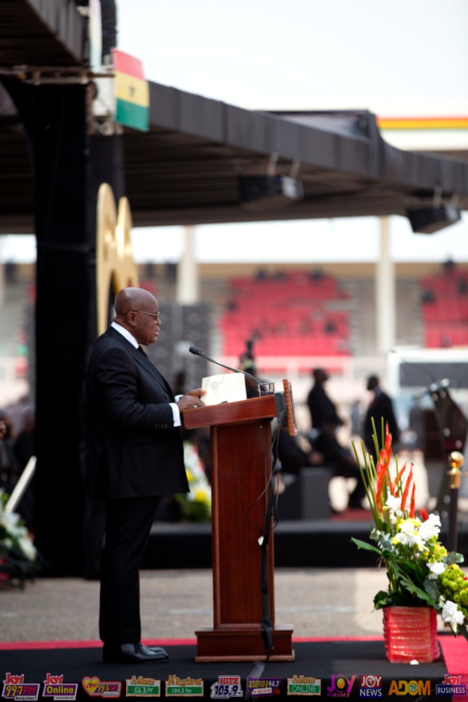 Photos: Burial service of Rawlings