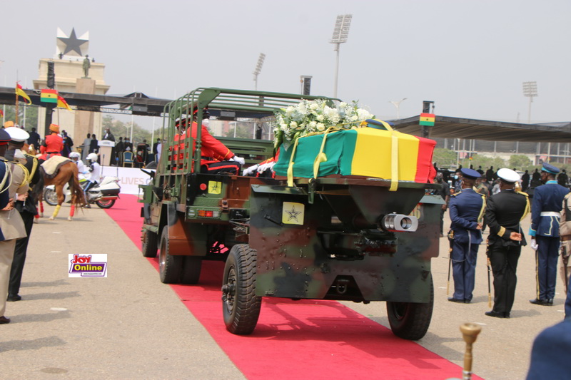 Photos: Burial service of Rawlings