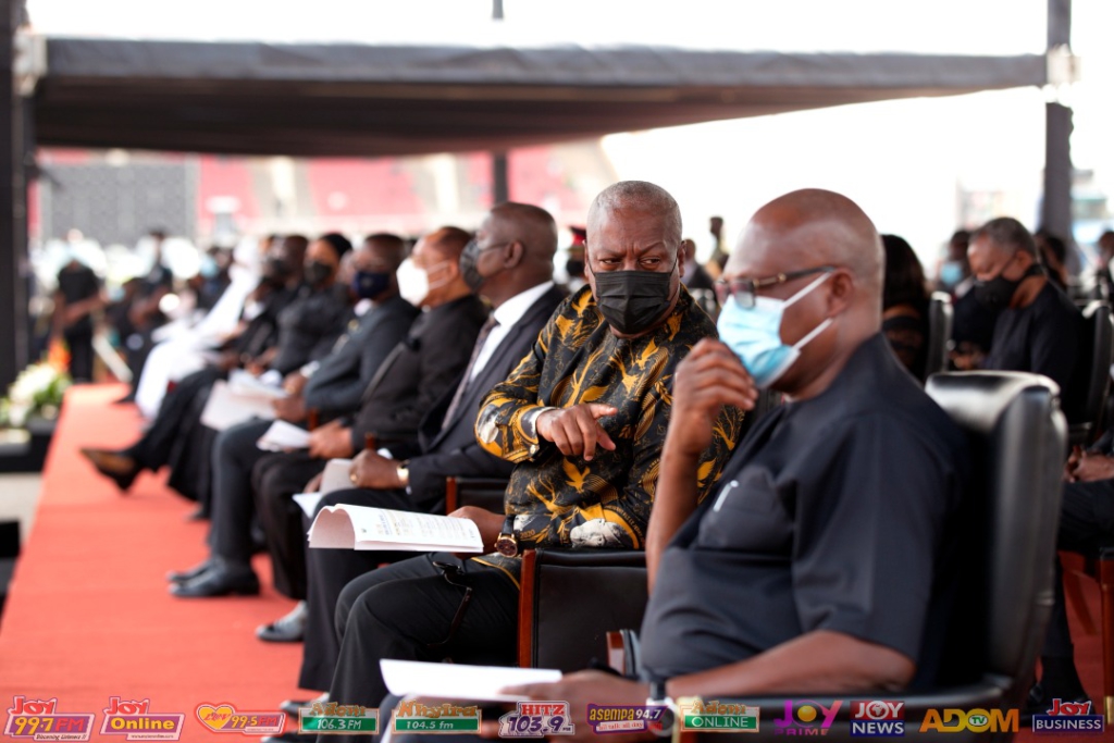 Photos: Burial service of Rawlings