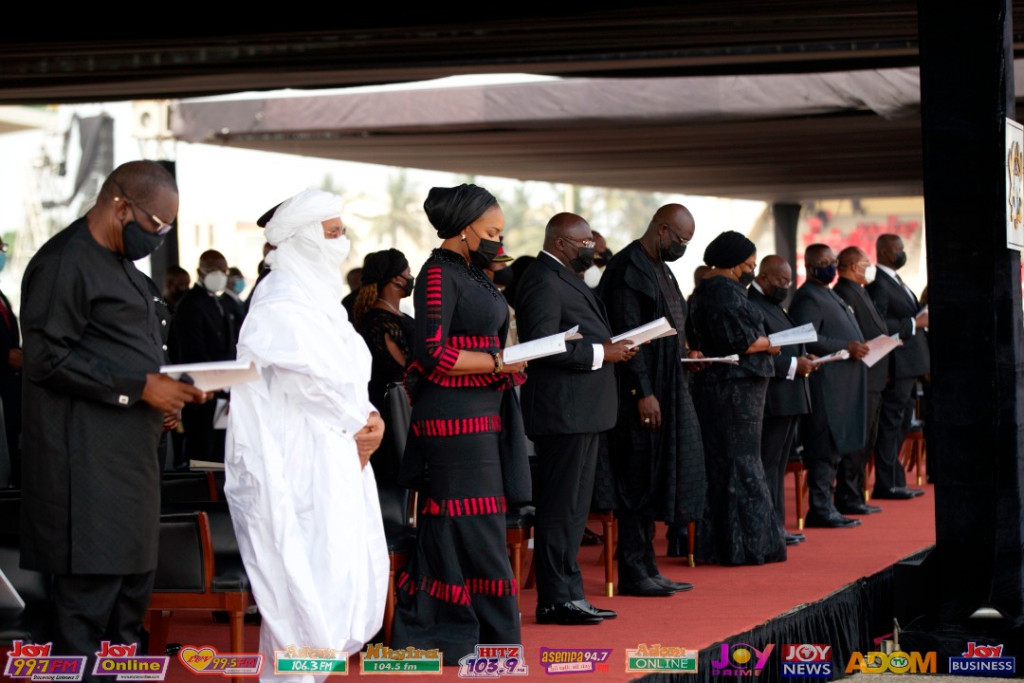 Photos: Burial service of Rawlings