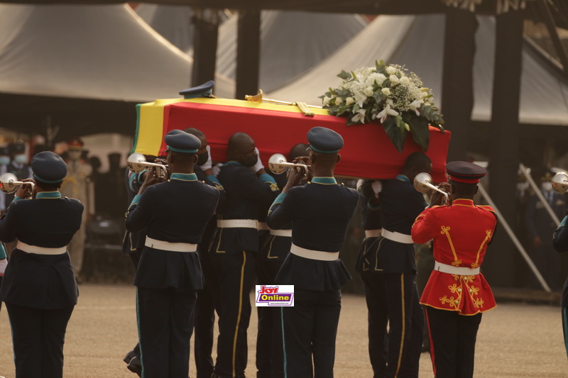 Photos: Burial service of Rawlings