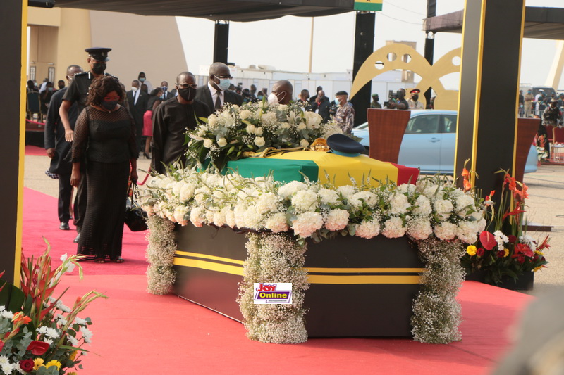 Photos: Burial service of Rawlings