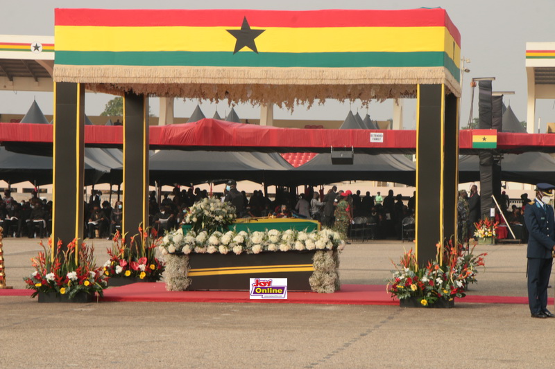 Photos: Burial service of Rawlings