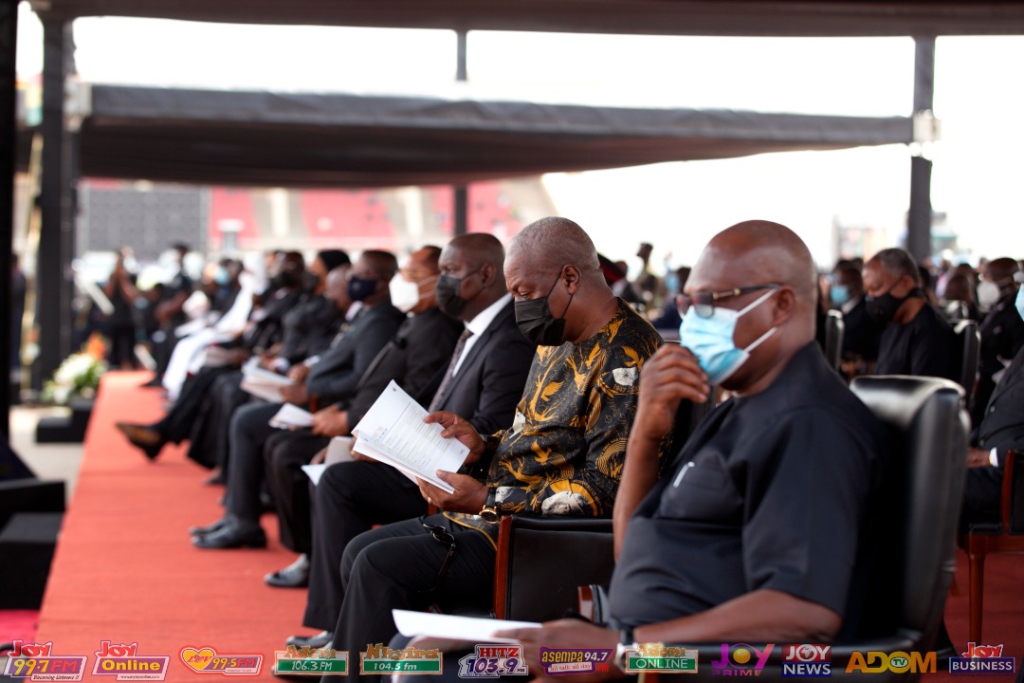 Photos: Burial service of Rawlings