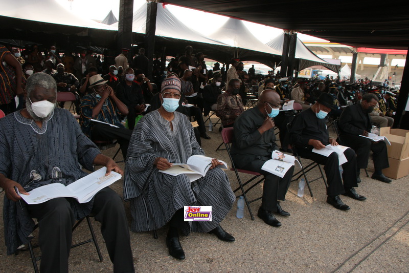 Photos: Burial service of Rawlings