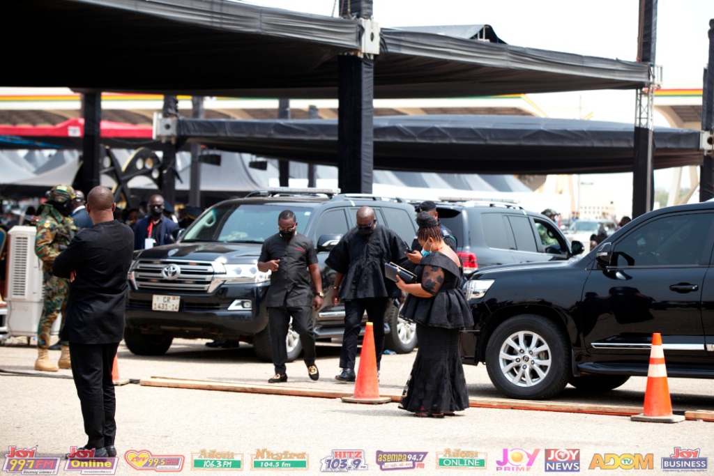 Photos: Burial service of Rawlings