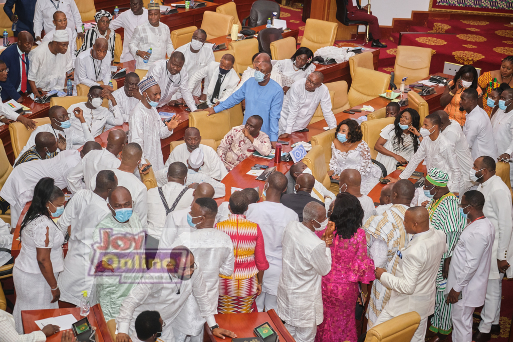 Photos: Swearing-in of 8th Parliament ahead of Akufo-Addo's inauguration