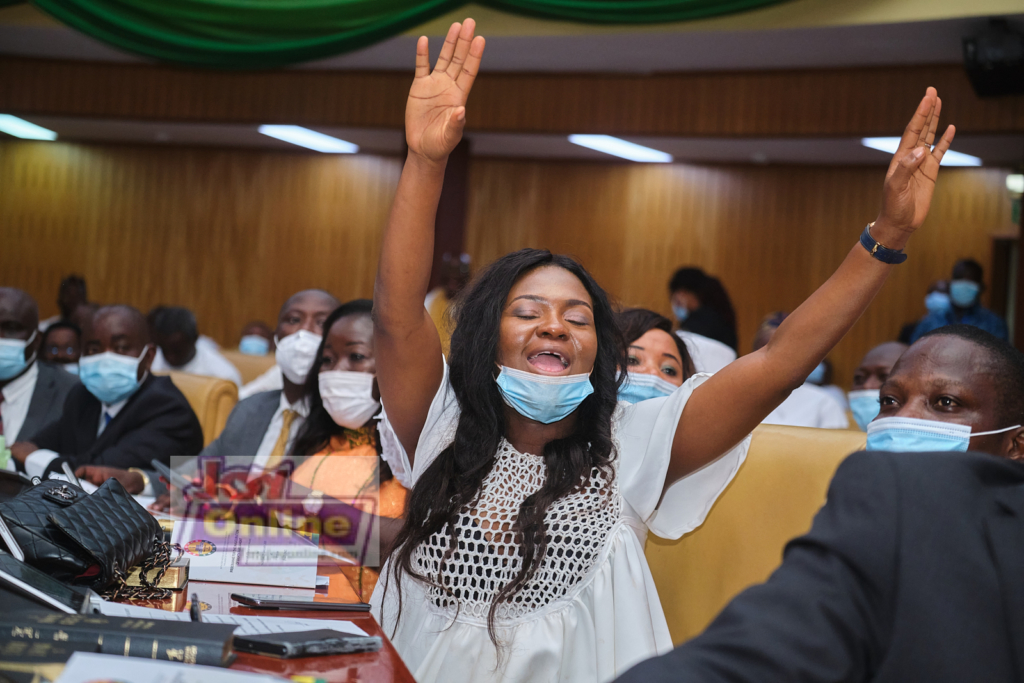 Photos: Swearing-in of 8th Parliament ahead of Akufo-Addo's inauguration