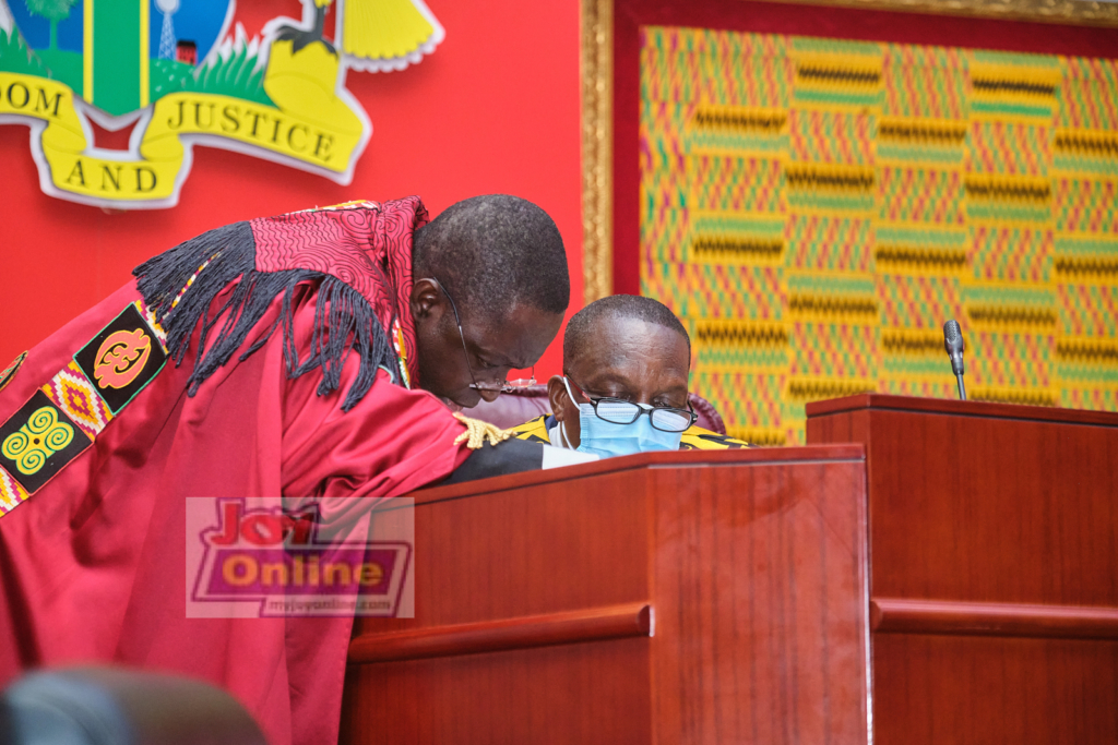 Photos: Swearing-in of 8th Parliament ahead of Akufo-Addo's inauguration