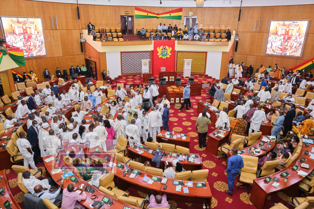 Photos: Swearing-in of 8th Parliament ahead of Akufo-Addo's inauguration