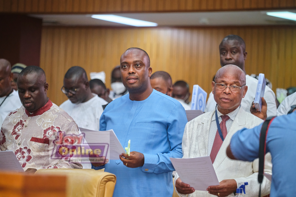 Photos: Swearing-in of 8th Parliament ahead of Akufo-Addo's inauguration