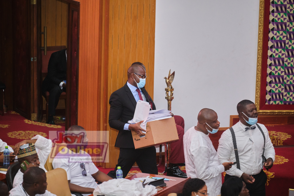 Photos: Swearing-in of 8th Parliament ahead of Akufo-Addo's inauguration