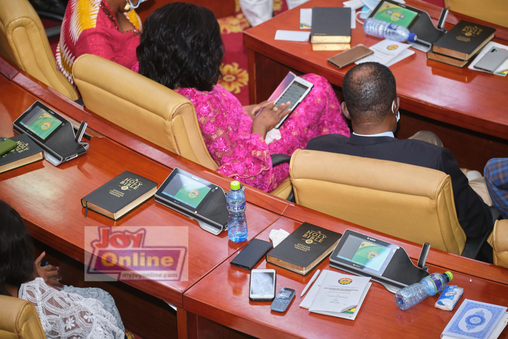 Photos: Swearing-in of 8th Parliament ahead of Akufo-Addo's inauguration