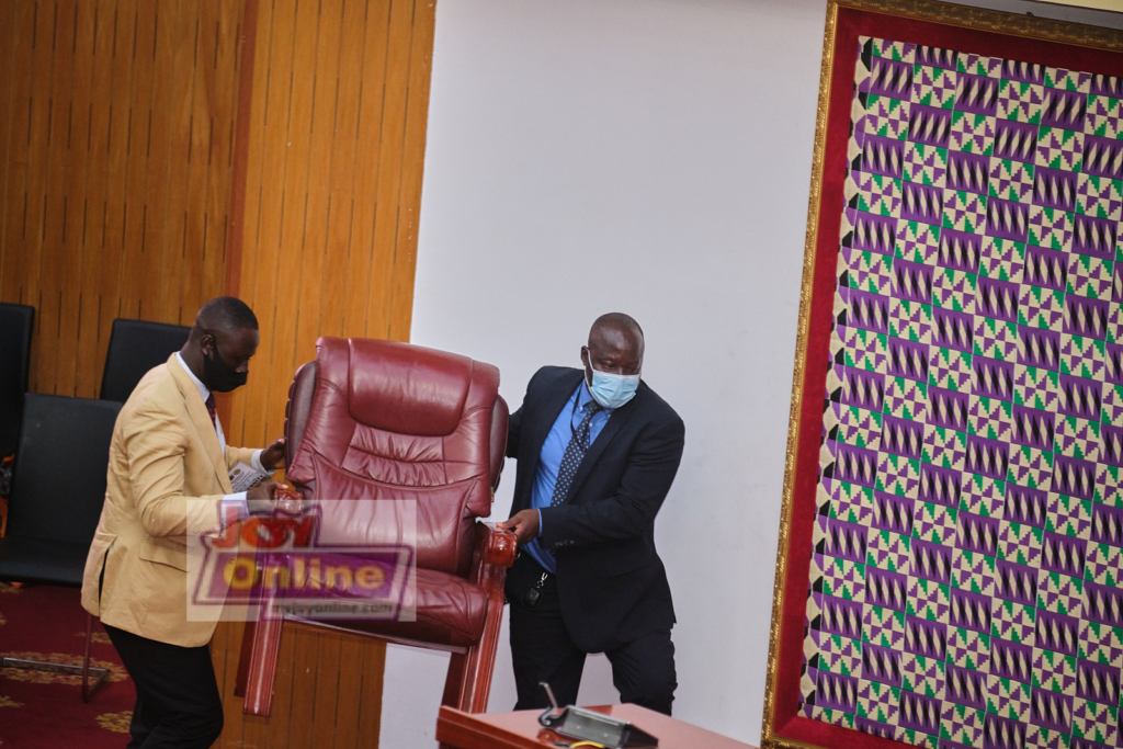 Photos: Swearing-in of 8th Parliament ahead of Akufo-Addo's inauguration