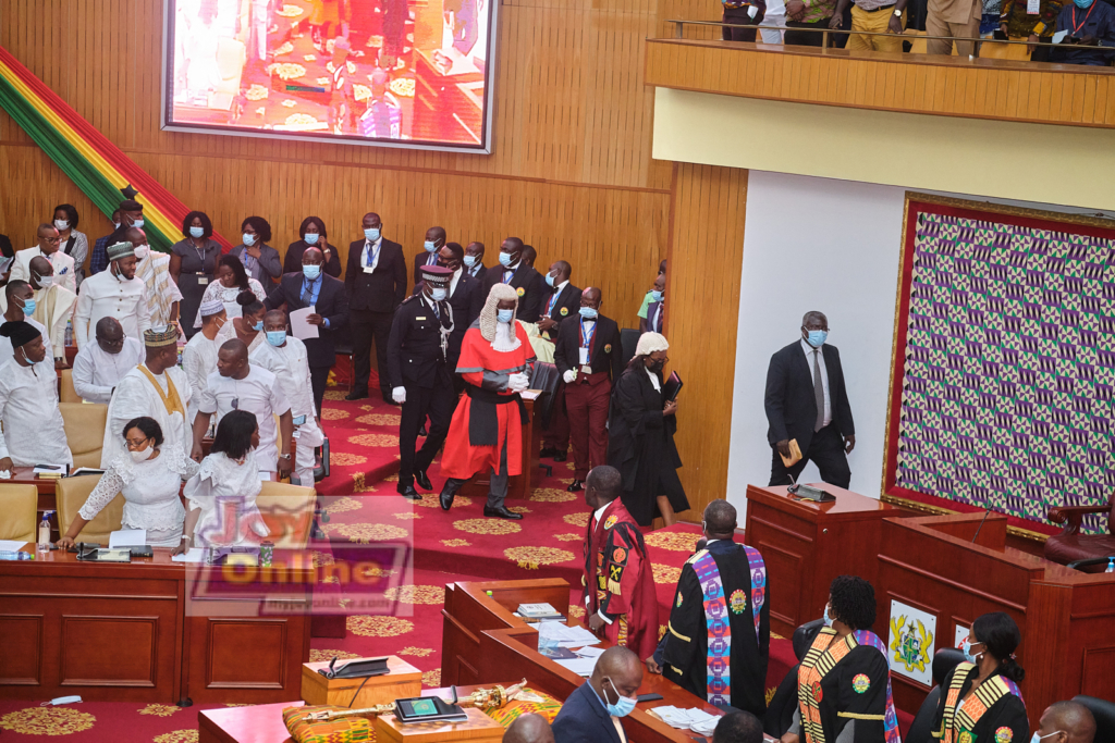 Photos: Swearing-in of 8th Parliament ahead of Akufo-Addo's inauguration