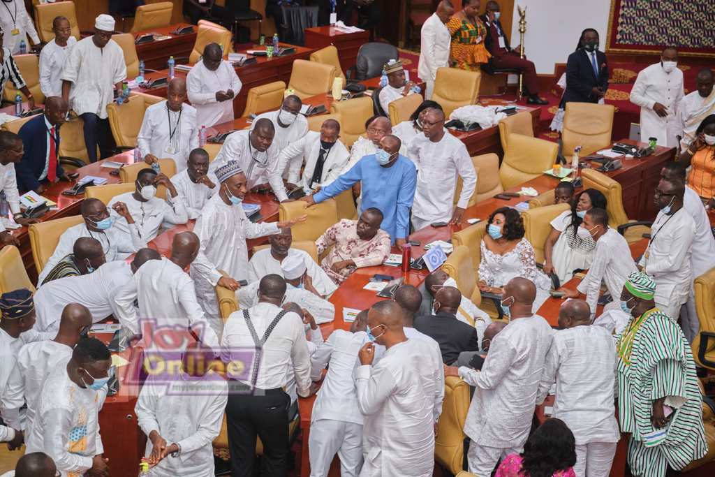 Photos: Swearing-in of 8th Parliament ahead of Akufo-Addo's inauguration