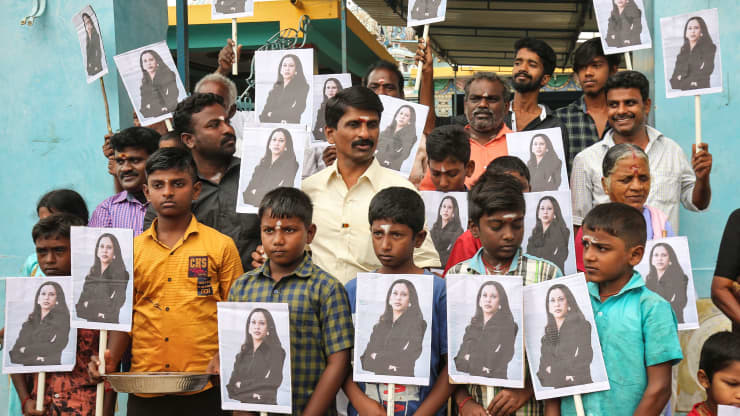 A tiny village in South India celebrates Vice President Kamala Harris with firecrackers and prayers