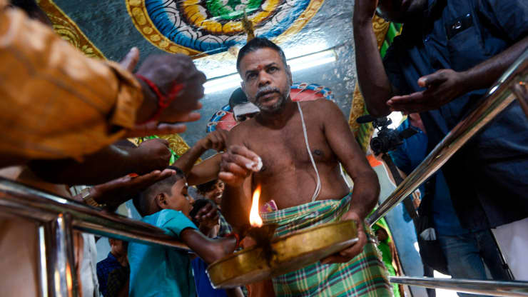 A tiny village in South India celebrates Vice President Kamala Harris with firecrackers and prayers