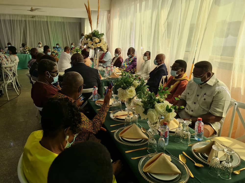 Photos: Bawumia and wife at New Year lunch hosted by Ashanti pastors, chiefs