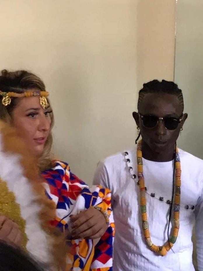 Photos: Patapaa and girlfriend, Liha Miller, get married