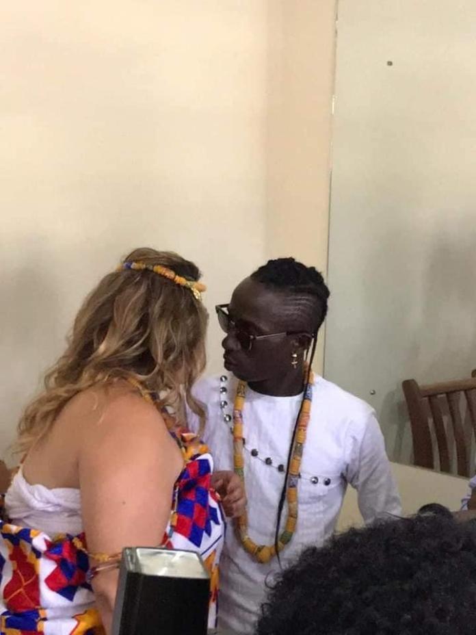 Photos: Patapaa and girlfriend, Liha Miller, get married