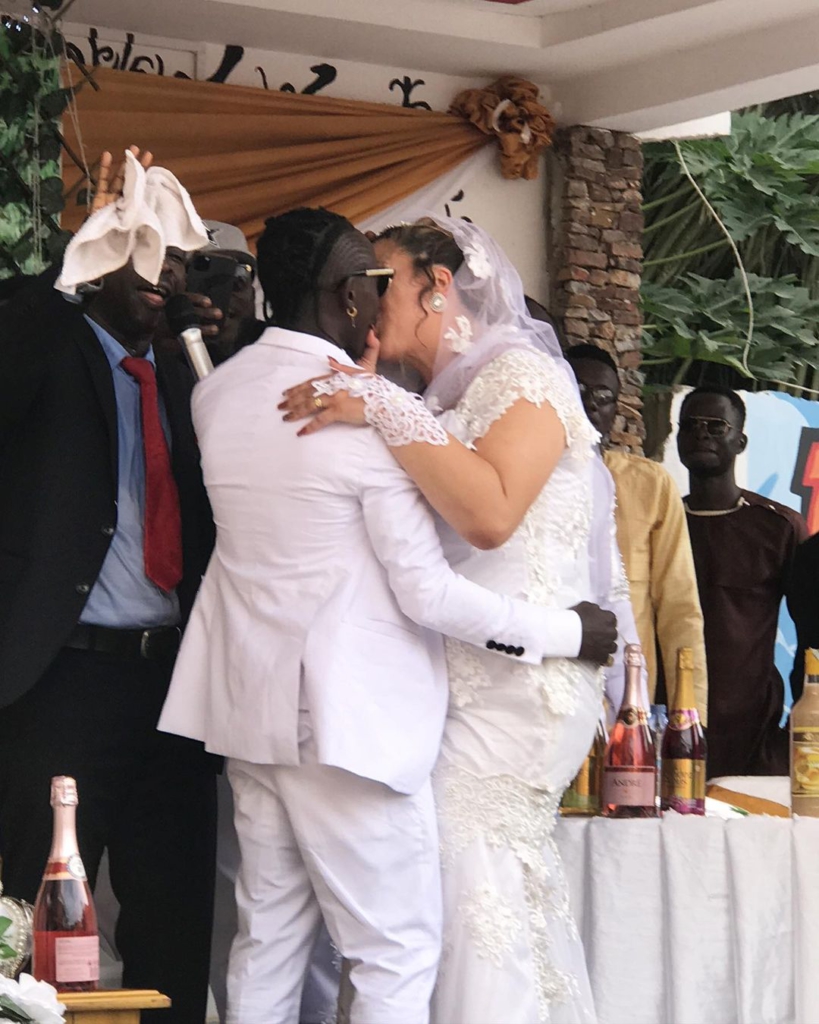 Photos and videos from Patapaa's white wedding