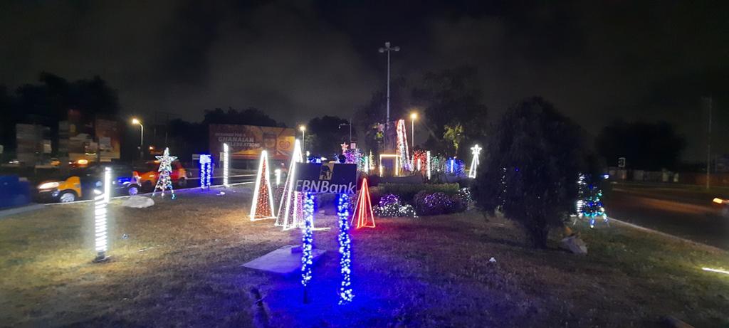 FBN Bank Ghana lights up 37 roundabout