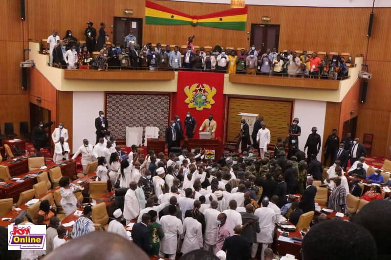Military and police storm Parliament amid chaotic Speaker vote stalemate