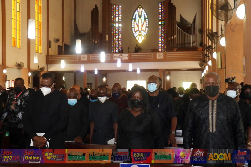 Requiem mass held in honour of late former President Rawlings