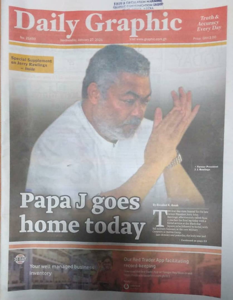 Newspaper headlines of Wednesday, January 27, 2021 2 Newspaper headlines of Wednesday, January 27, 2021 1