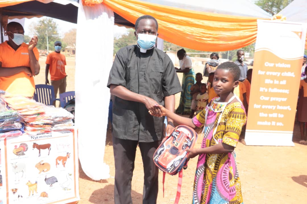 World Vision Ghana supports Back to School Campaign with stationery worth ¢56k