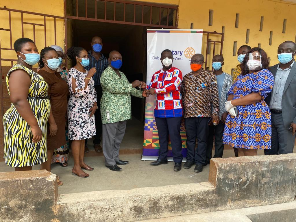 Rotary Club of Accra-West donates to Kanda Cluster of Schools, Osu Children's Home as part of its 52nd anniversary