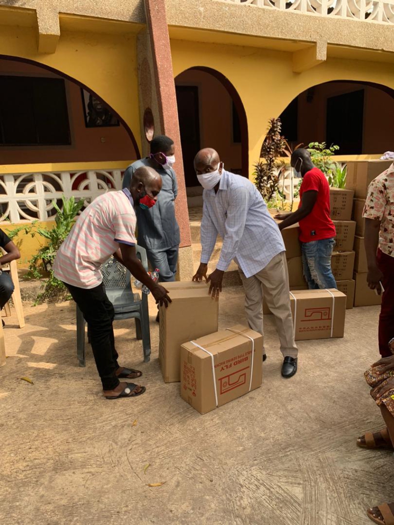 Ablekuma North MP, Sheila Bartels donates sewing machines, other items to groups in her constituency