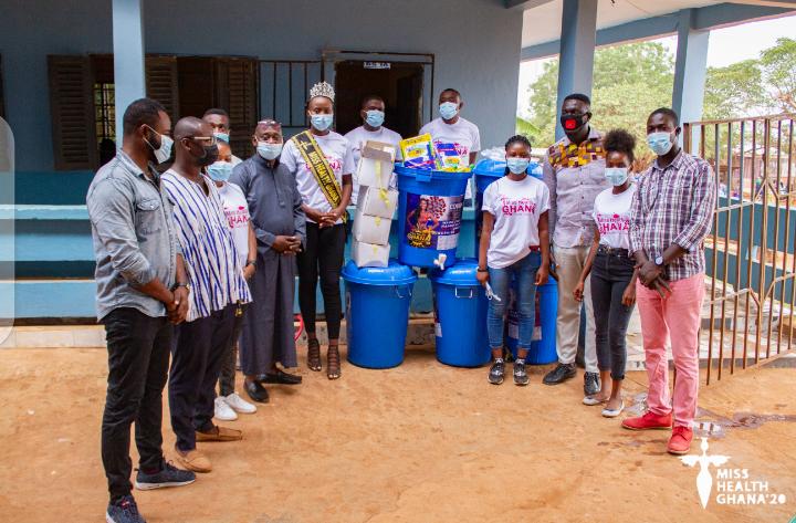 Miss Health Ghana Queen supports schools with PPE