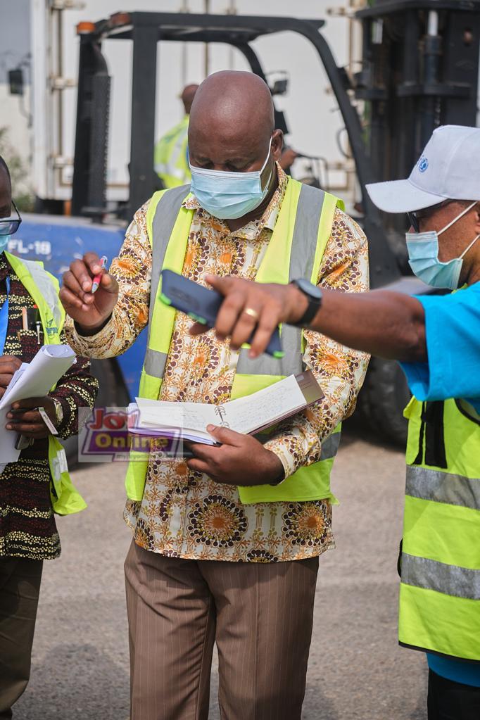 Photos: First batch of Covid-19 vaccines arrive at Kotoka International Airport