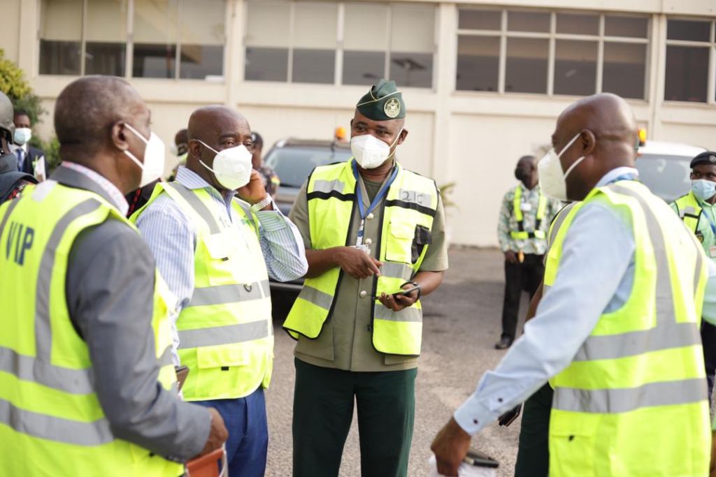 Photos: First batch of Covid-19 vaccines arrive at Kotoka International Airport