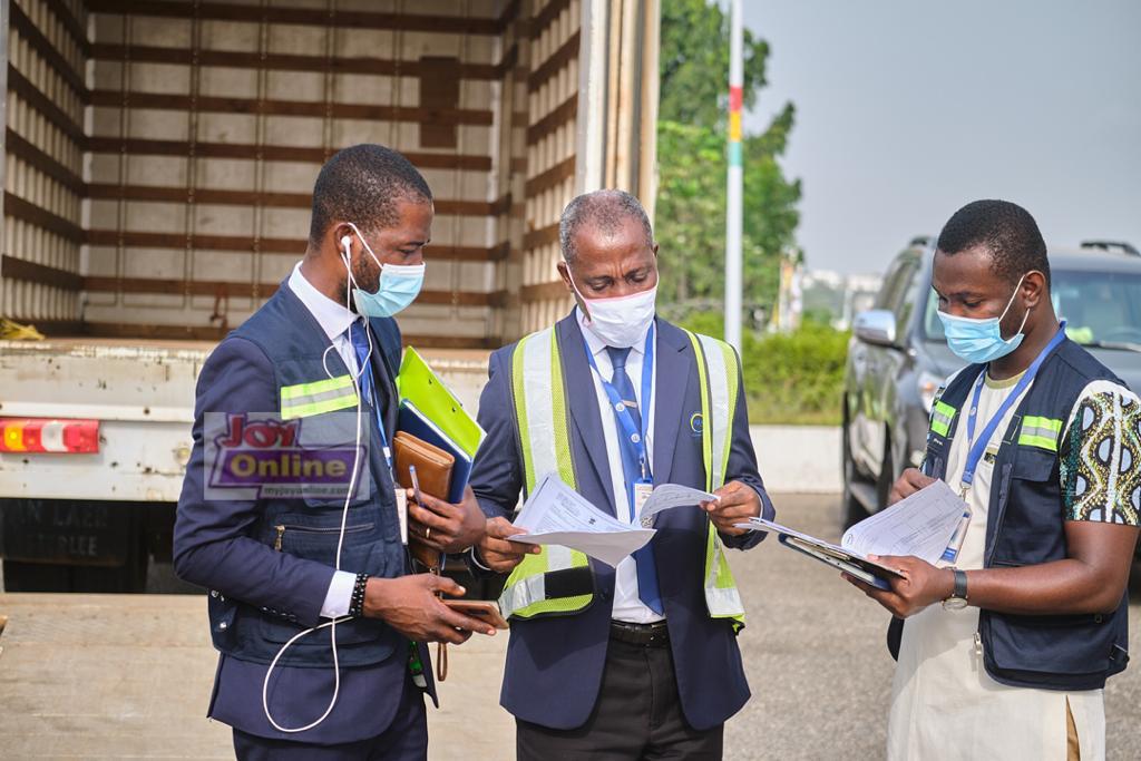 Photos: First batch of Covid-19 vaccines arrive at Kotoka International Airport