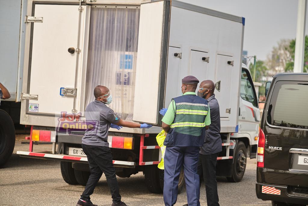 Photos: First batch of Covid-19 vaccines arrive at Kotoka International Airport