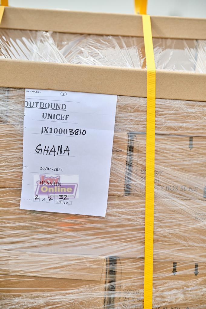 Photos: First batch of Covid-19 vaccines arrive at Kotoka International Airport