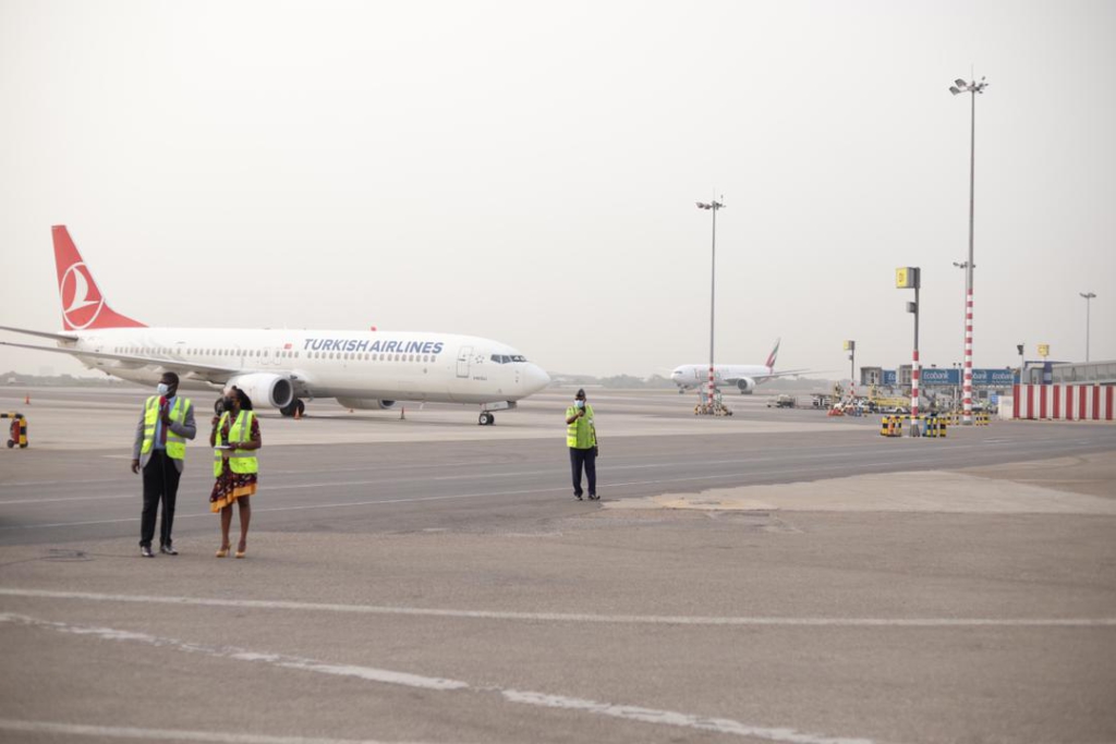 Photos: First batch of Covid-19 vaccines arrive at Kotoka International Airport